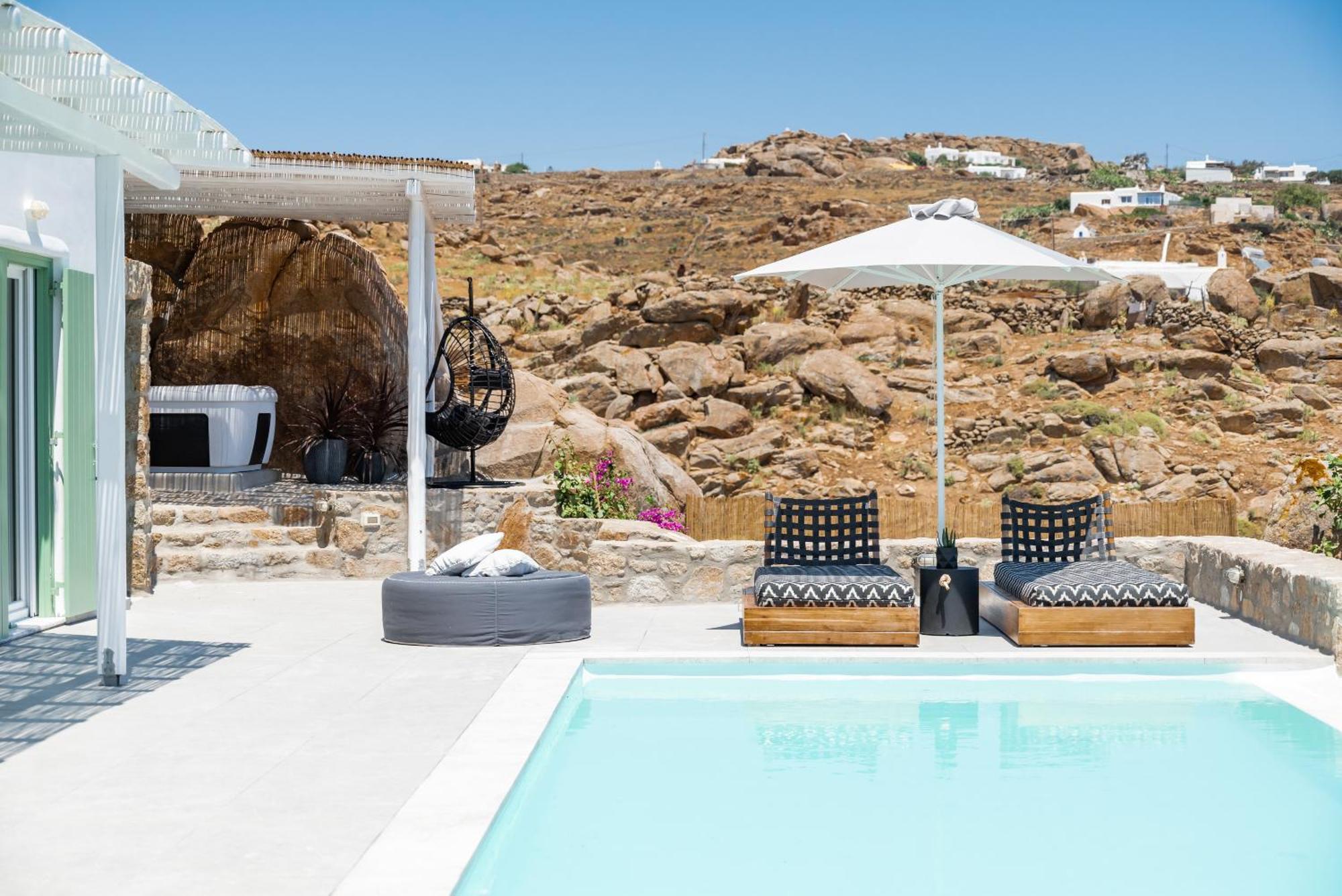 Dioni Villa Mykonos เปรากา ภายนอก รูปภาพ